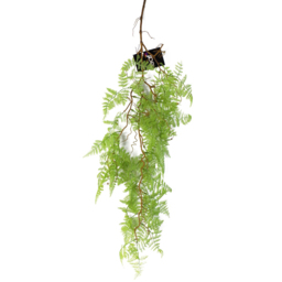 Leaf Maidenhair Fern Artificial Plant 3.2ft - Size: 100 x 30 x 2cm - Green - Wilko - thumbnail 1