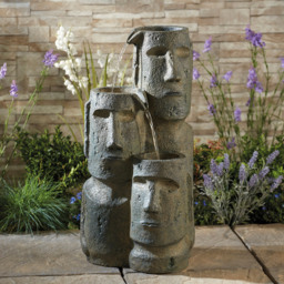 Garden Gear Faces Rockface Cascade Water Feature - Size: 73 x 38 x 37cm - Grey - Wilko - thumbnail 3