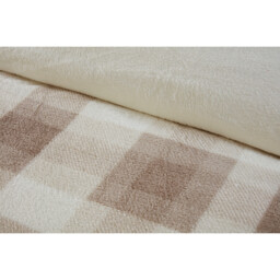 Teddy Fleece Duvet Set - Natural/King - Wilko - thumbnail 3