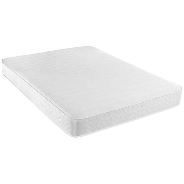 Starlight Beds King White Straight Line Memory Foam and Spring Mattress - Wilko - image 1
