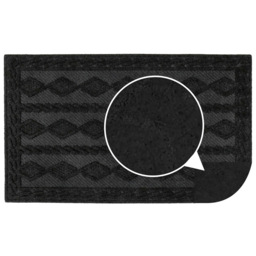 JVL Charcoal Knit Indoor Scraper Doormat 40 x 60cm - Grey - JVL Homewares - Wilko - thumbnail 7