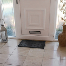 JVL Charcoal Knit Indoor Scraper Doormat 40 x 60cm - Grey - JVL Homewares - Wilko - thumbnail 3
