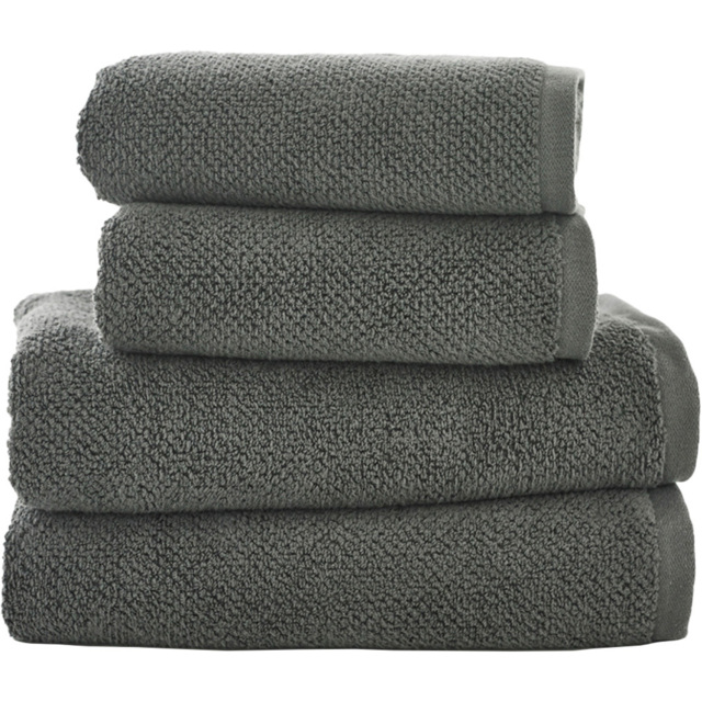Deyongs Romeo Charcoal Hand Towel 2 Pack - Size: 46 x 90cm - Grey - Wilko - image 1