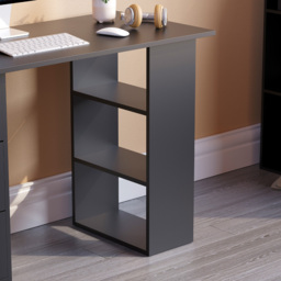 Vida Designs Mason Computer Desk Black - Size: 72 x 120 x 49cm - Wilko - thumbnail 4