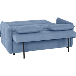 Seconique Chelsea Double Sleeper Blue Fabric Sofa Bed - Size: 2 Seater - Wilko - thumbnail 7