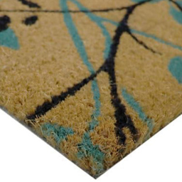 Coco & Coir Shadow Leaves Coir Door Mat 45 x 75cm - n/a - Coco & Coir ® - Wilko - thumbnail 4