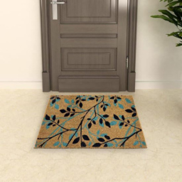 Coco & Coir Shadow Leaves Coir Door Mat 45 x 75cm - n/a - Coco & Coir ® - Wilko - thumbnail 3
