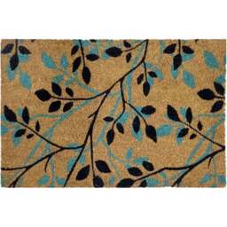 Coco & Coir Shadow Leaves Coir Door Mat 45 x 75cm - n/a - Coco & Coir ® - Wilko - thumbnail 1