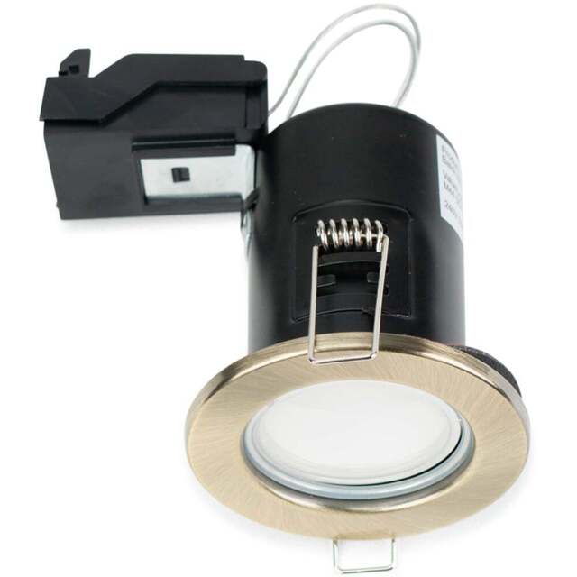 ValueLights Antique Brass Ceiling Downlight 30 Pack - Gold - Wilko - image 1
