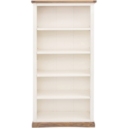 Tropea 5 Shelf Off White Bookcase - Wilko - thumbnail 3