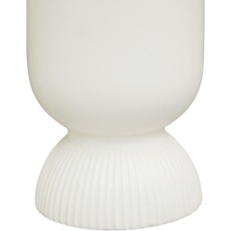 Premier Housewares White Fia Ceramic Planter Medium - Size: 15 x 15 x 20cm - Wilko - thumbnail 6