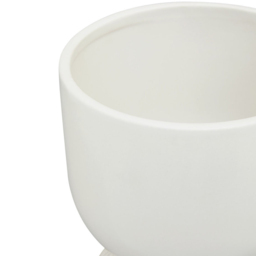 Premier Housewares White Fia Ceramic Planter Medium - Size: 15 x 15 x 20cm - Wilko - thumbnail 5