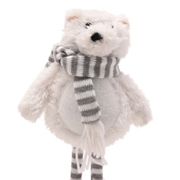 The Seasonal Gift Co. Santa and Friends Blizzard the Polar Bear Christmas Decoration 23cm - Size: 23 x 14 x 6.5cm - White - Wilko - thumbnail 3