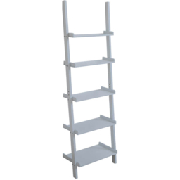 Home Source 5 Shelf White Ladder Storage Unit - Size: 189 x 61 x 36cm - Wilko - thumbnail 3