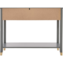 Palazzi 2 Drawers Grey Console Table - Size: 35 x 105 x  80cm - Wilko - thumbnail 5