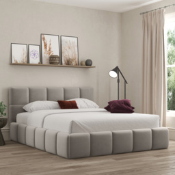 DS Living Ovella Single Pebble Cubed Bed Frame - Grey - Wilko - thumbnail 5