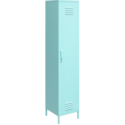 Novogratz Cache Single Door Mint Metal Locker Storage Cabinet - Size: 184 x 38 x 40cm - Green - Wilko - thumbnail 3