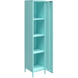Novogratz Cache Single Door Mint Metal Locker Storage Cabinet - Size: 184 x 38 x 40cm - Green - Wilko - thumbnail 5