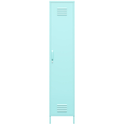 Novogratz Cache Single Door Mint Metal Locker Storage Cabinet - Size: 184 x 38 x 40cm - Green - Wilko - thumbnail 4