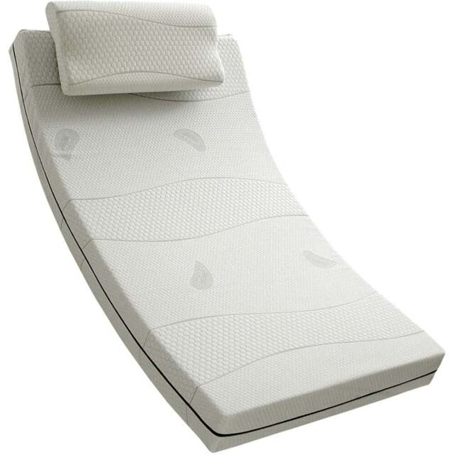 Sareer Matrah Small Double Memory Foam Mattress - White - Wilko - image 1