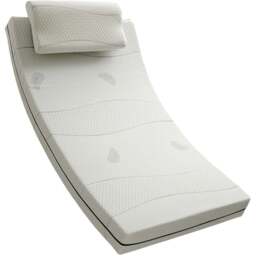 Sareer Matrah Small Double Memory Foam Mattress - White - Wilko - thumbnail 1