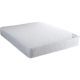 Tuscany Single Coil Sprung Mattress - White - Bedmaster - Wilko