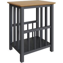 FWStyle Taberno Graphite Blue Magazine Table - Wilko - thumbnail 3