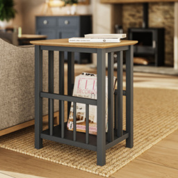 FWStyle Taberno Graphite Blue Magazine Table - Wilko - thumbnail 5
