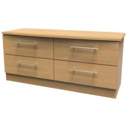 Crowndale Sherwood 4 Drawer Oak Bed Box - Brown - Wilko - thumbnail 5