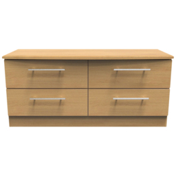 Crowndale Sherwood 4 Drawer Oak Bed Box - Brown - Wilko - thumbnail 3