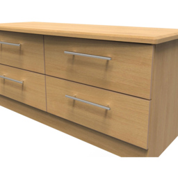 Crowndale Sherwood 4 Drawer Oak Bed Box - Brown - Wilko - thumbnail 6