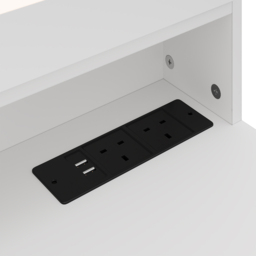 Living and Home 5 Drawer 6 Shelf White LED Dressing Table Set - Size: 150 x 112 x 40cm - Wilko - thumbnail 5