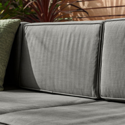 Furniturebox Windermere 4 Seater Brown Rattan Sofa Lounge Set - Wilko - thumbnail 4