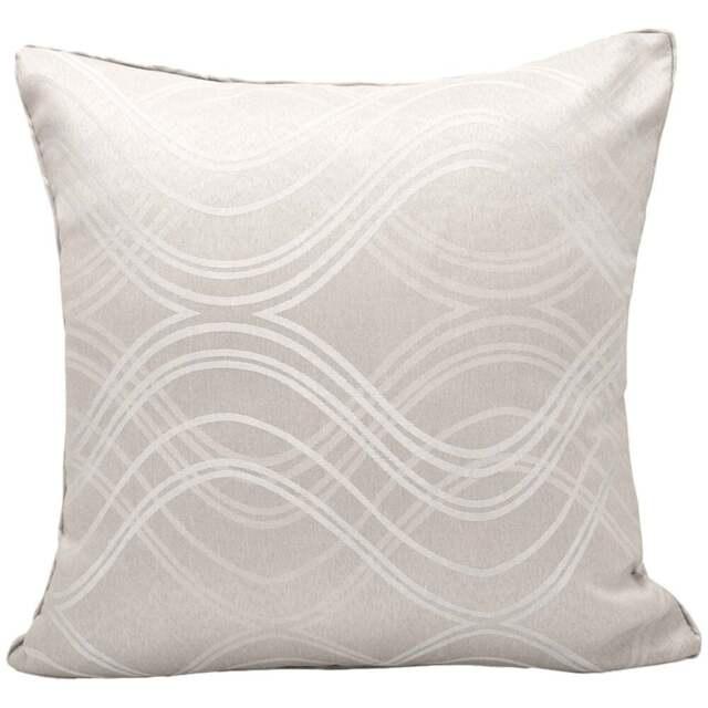 Velosso Clarissa Beige Filled Cushion 43 x 43cm 2 Pack - Cream - Wilko - image 1