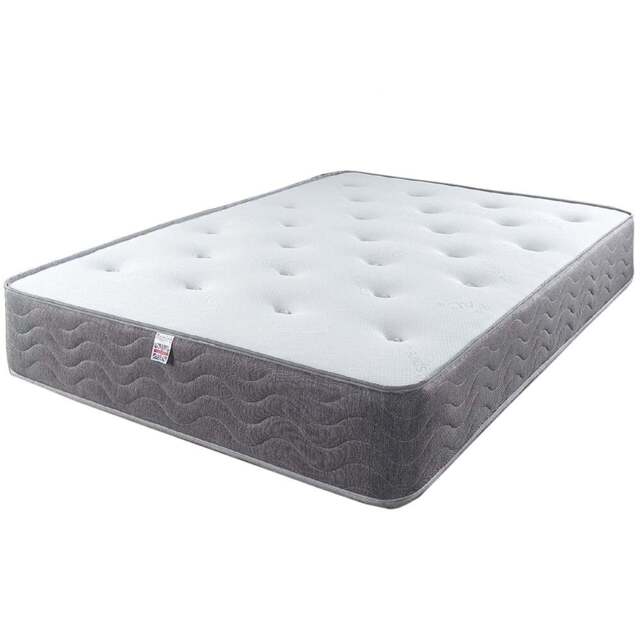 Aspire Small Double Cool Tufted Orthopaedic Mattress - White - Aspire Beds - Wilko - image 1
