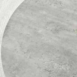Furniturebox Arona Solara Concrete Effect 6 Seater Round Dining Set Grey Black and Cappuccino - Brown - Wilko - thumbnail 6