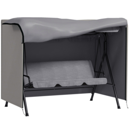 Outsunny Light Grey Garden Furniture Protector Patio Swing Chair Cover - Size: 164 x 124 x 205cm - Wilko - thumbnail 1