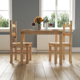 VIDA DESIGNS Corona 2 Seater Dining Set Pine - Brown - Wilko - thumbnail 7