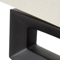 Pacific Lifestyle Block Black Ceramic Rectangular Table Lamp - Wilko - thumbnail 5