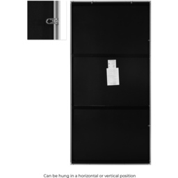 The Artus Silver Aluminium Wall Mirror 200 x 100cm - MirrorOutlet - Wilko - thumbnail 4