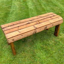 Charles Taylor Knights 2 Seater Garden Bench - Size: 17 x 40 x 16cm - Brown - Wilko - thumbnail 5