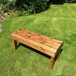 Charles Taylor Knights 2 Seater Garden Bench - Size: 17 x 40 x 16cm - Brown - Wilko - thumbnail 7