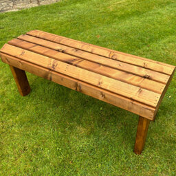 Charles Taylor Knights 2 Seater Garden Bench - Size: 17 x 40 x 16cm - Brown - Wilko - thumbnail 6