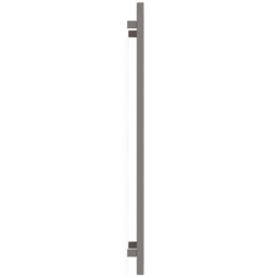 Terma Fiona 1661BTU Sparkling Grey Heated Towel Rail 1140 x 500mm - Size: 114 x 50 x 7.2cm - Wilko - thumbnail 6