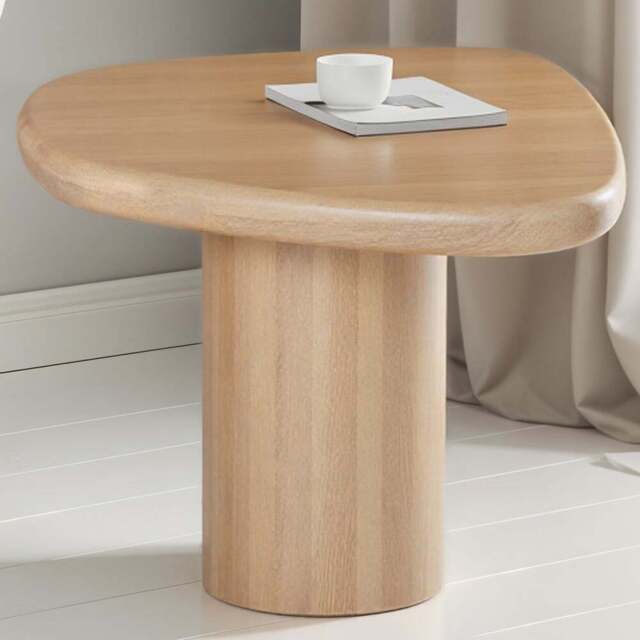 IH Design Ajmer Solid Wood Side Table - Size: 48 x 60 x 55cm - Brown - Wilko - image 1