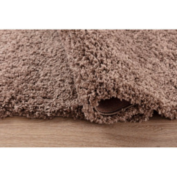 Desire Rugs Oxford Dark Beige Plain Shaggy Rug 80 x 150cm - D.Beige - Wilko - thumbnail 4
