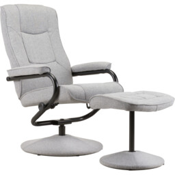 Memphis Swivel Chair Grey - Wilko - thumbnail 2
