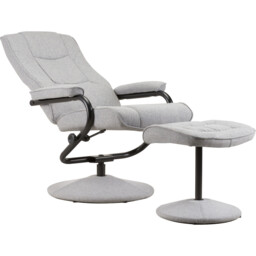 Memphis Swivel Chair Grey - Wilko - thumbnail 4