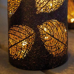 Luxform LED Solar Leaf Table Lantern - Size: 9.5 x 9.5 x 15.5cm - Multi - Wilko - thumbnail 4