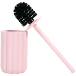 Scalloped Toilet Brush Holder Blush - Wilko - thumbnail 3